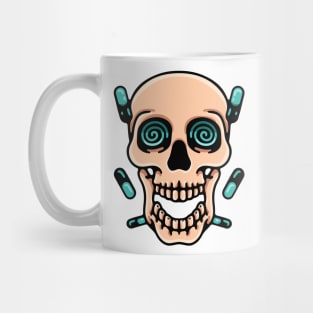 Trippy Skull Mug